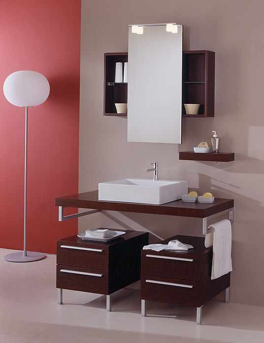 Mobili bagno arredo moderno: mobili bagno moderni soluzioni ... Mobile bagno rovere bianco